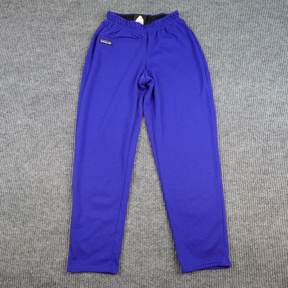 Patagonia R1 Pants Womens Small Purple Polartec Fleece Sweatpants 40210 USA